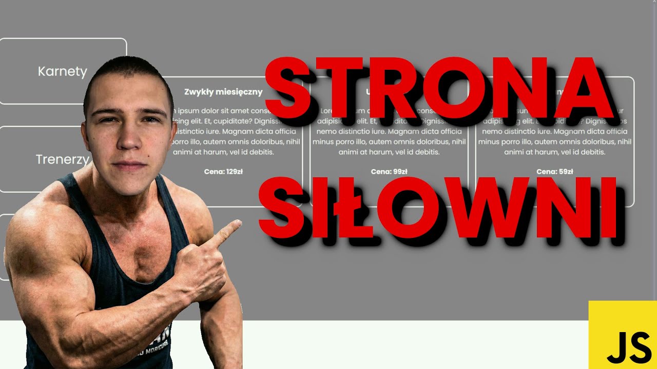 Zbudowałem Stronę Siłowni &ndash; Ty Też Możesz! Przygotowanie do INF.03