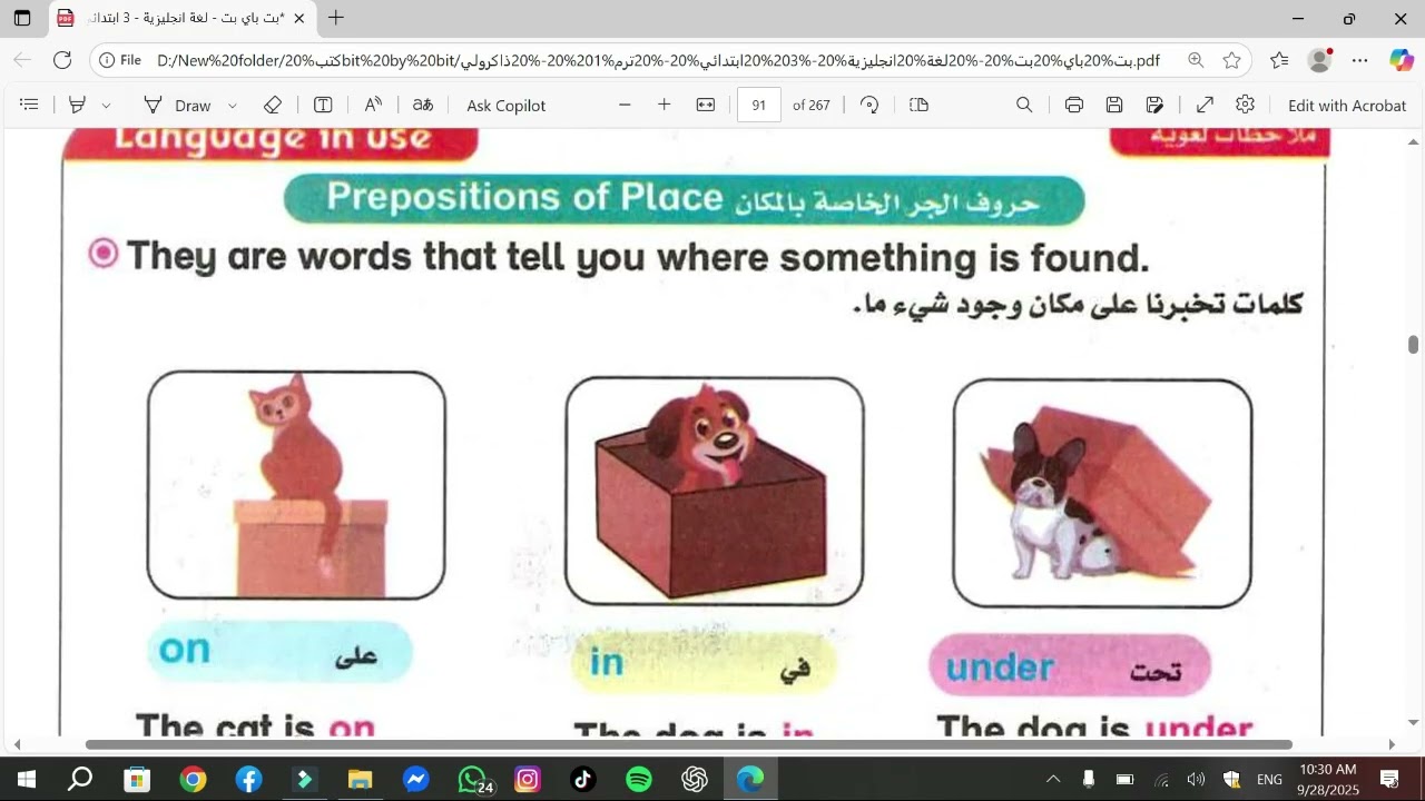 شرح الوحده الثالثه الدرس الثالث Unit 3 Lesson 3 انجليزى المنهج الجديد  ال❤❤💕😍صف الثالث الابتدائ