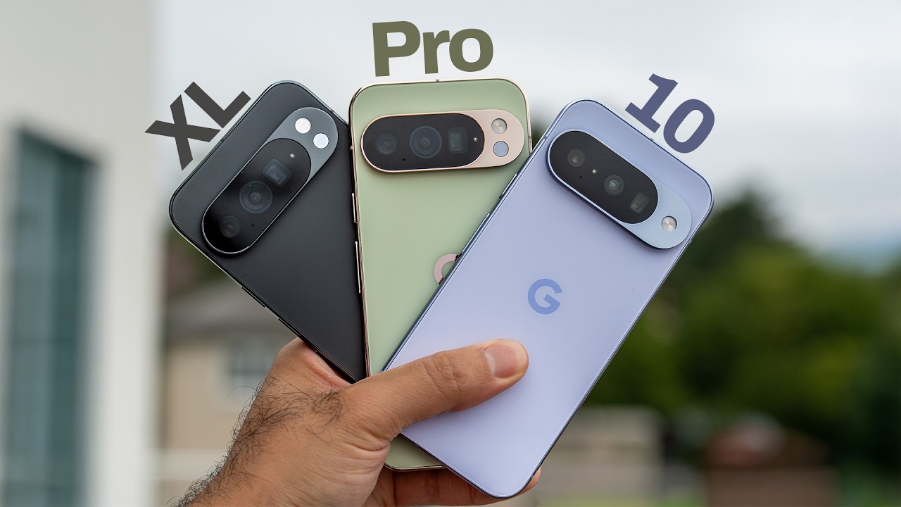 Pixel 10 против 10 Pro и 10 Pro XL – Камера, батарея, производительность!