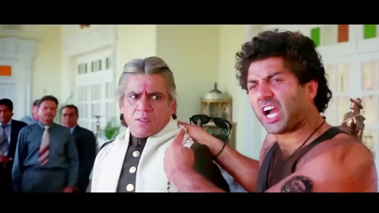 ऐसे राक्षस को टुकड़े-टुकड़े कर कुत्तों को खिला देना चाहिए - Sunny Deol Movie जबरदस्त सीन - Om Puri