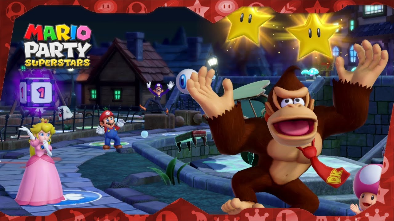 Mario Party Superstars for Switch ᴴᴰ Full Playthrough (All Boards, Donkey Kong gameplay)