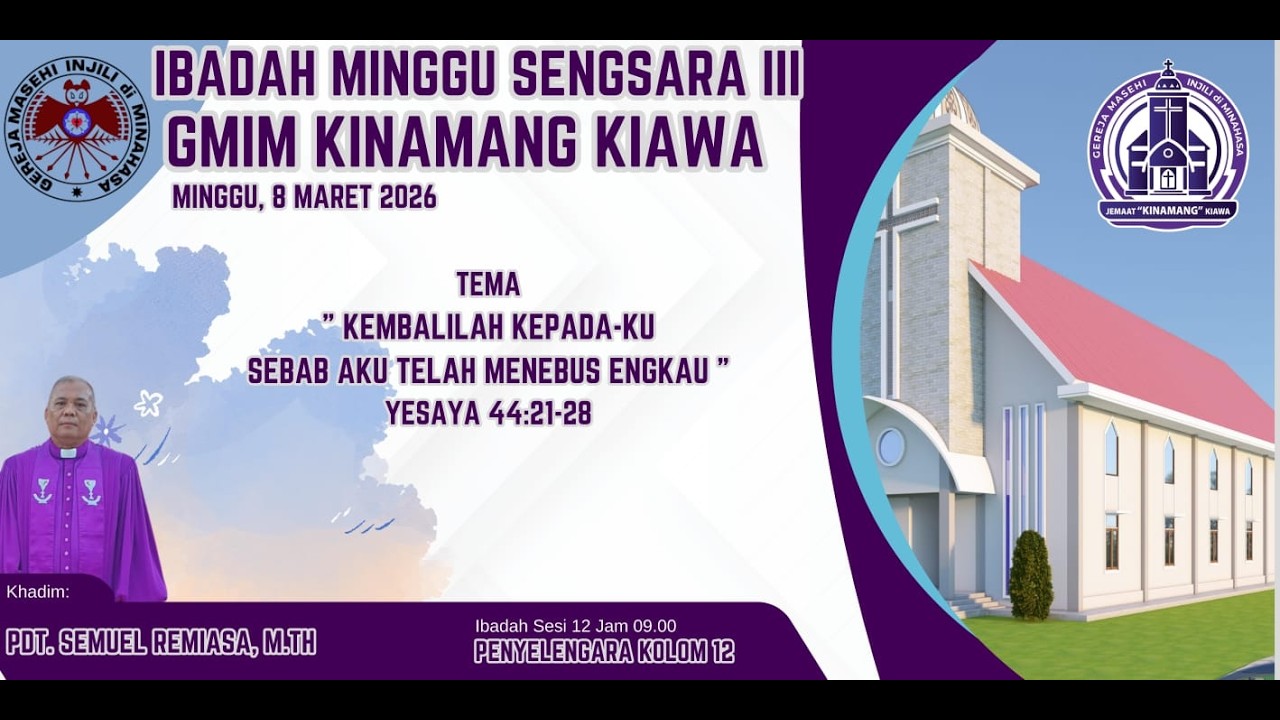 IBADAH MINGGU SENGSARA III SESI 2