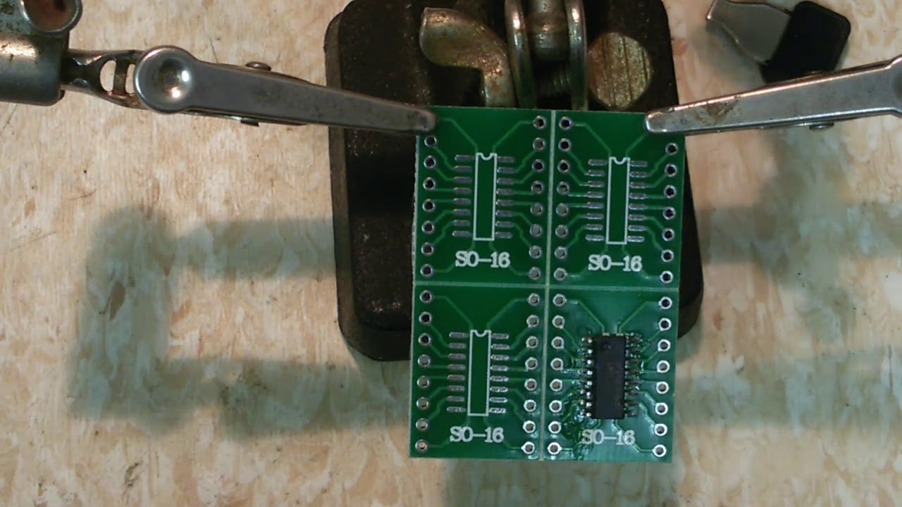 Saldare componenti SMD in casa tutorial