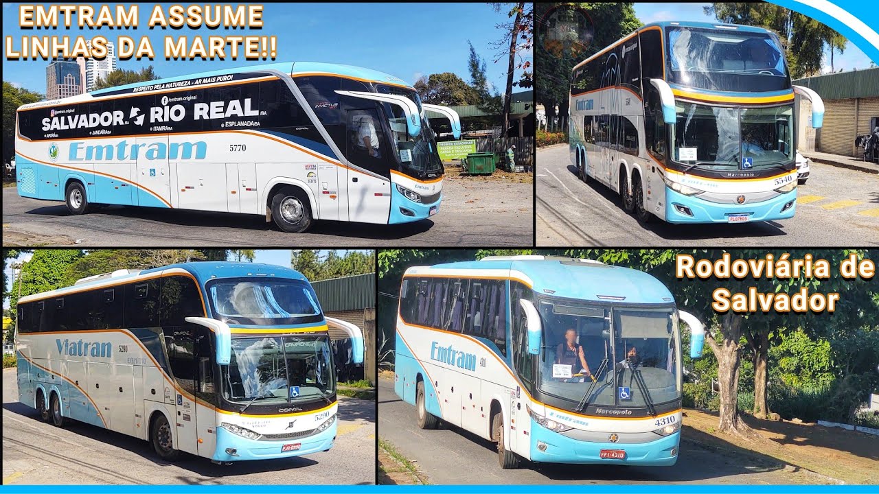 EMTRAM ASSUME LINHAS DA MARTE!! Movimenta&ccedil;&otilde;es gerais da EMTRAM e VIATRAM na Rodovi&aacute;ria de Salvador