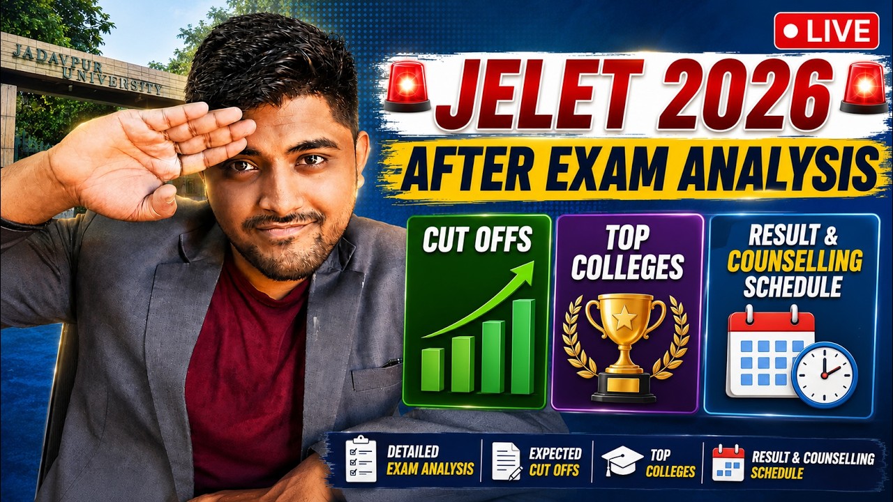 🚨 JELET 2026 AFTER EXAM ANALYSIS 🚨CUT OFFS 📈 | TOP COLLEGES 🏆 | RESULT & COUNSELLING SCHEDULE 📅