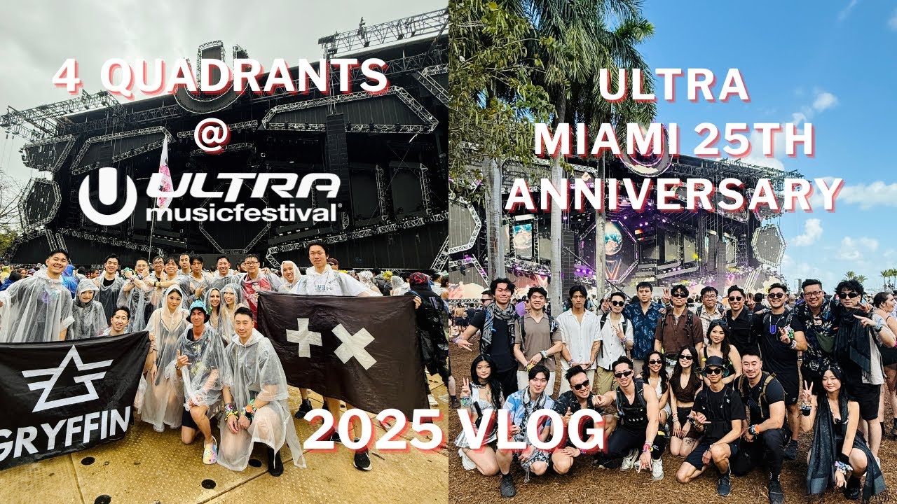 4 QUADRANTS LIVE @ ULTRA MIAMI 2025 VLOG