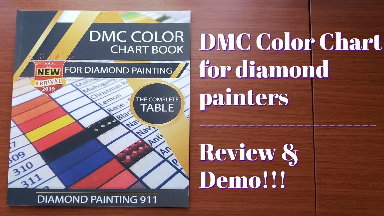 DMC Color Card for Diamond Painters ~ Review & Demo!!