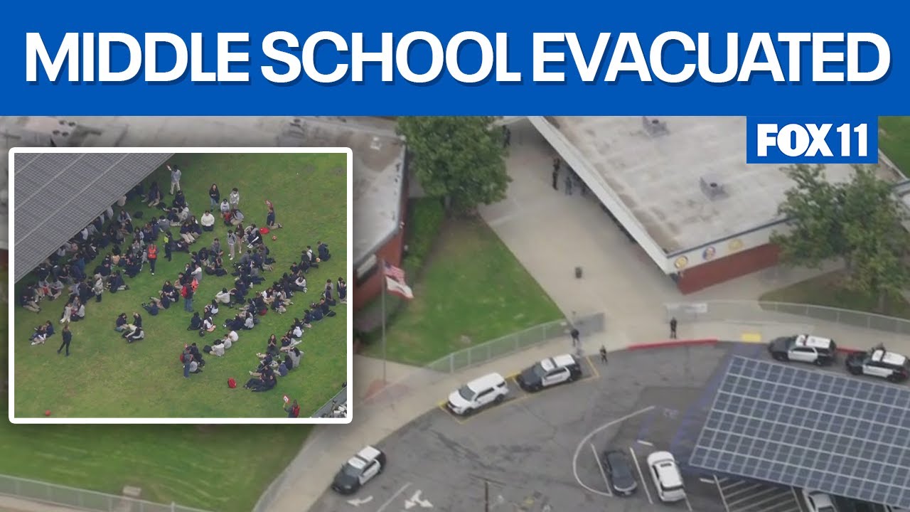 Students evacuated from Olive Middle School in Baldwin Park as police investigation underway