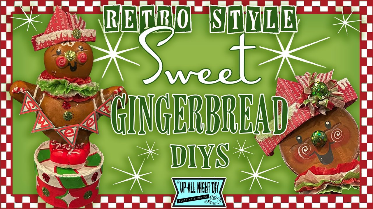 Vintage Inspired Christmas Gingerbread Goodies