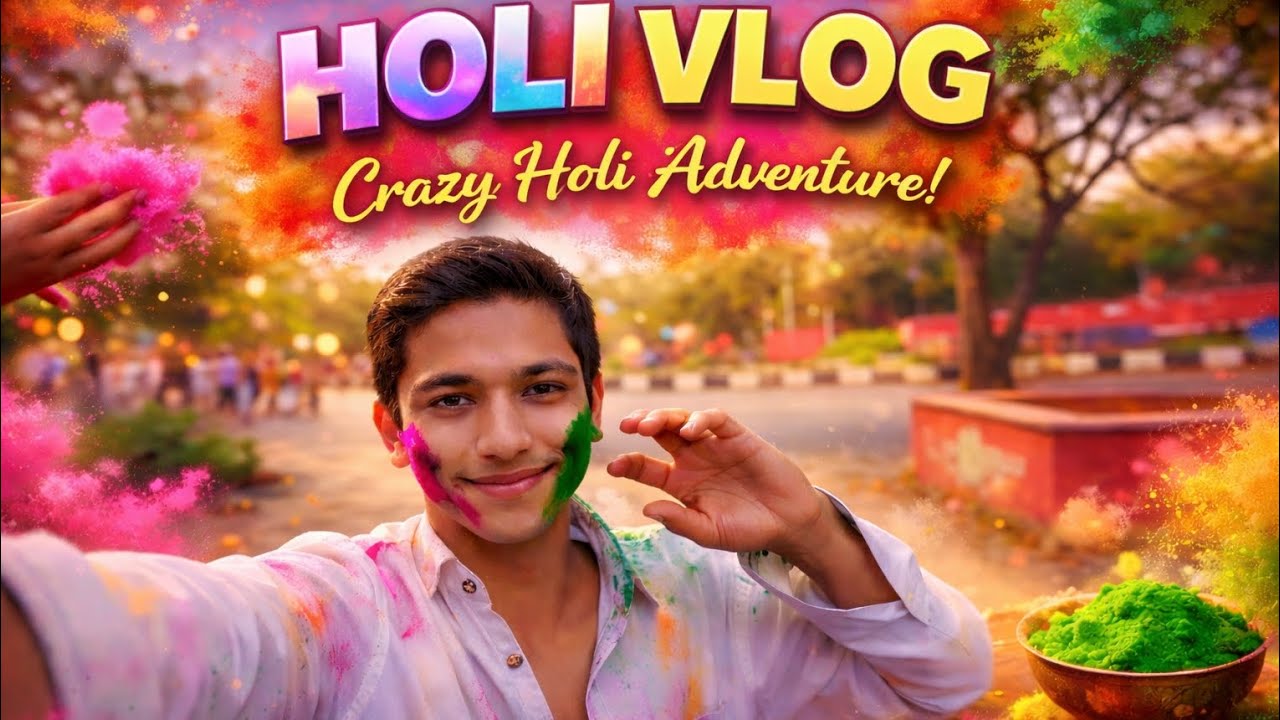 Holi Me Ho Gaya Ye Sab… 😳🎨 | Full Masti Gone Wrong | Holi Vlog 2026