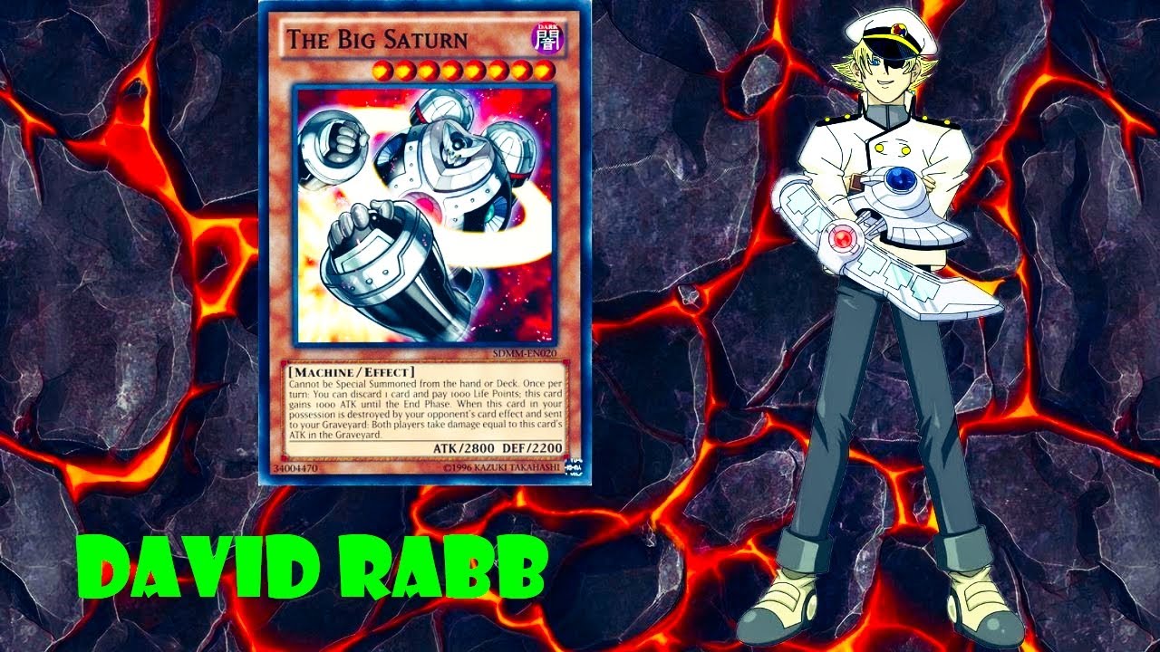 (YGOPRO)David Rabb deck,The Big Saturn,series Legendary Planet,yugioh gx