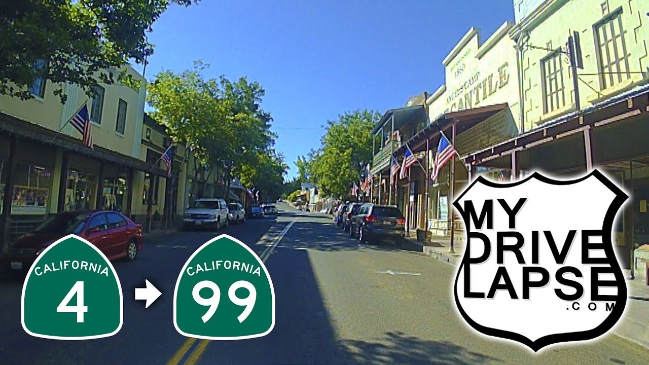 California Highway 4, out of the Sierra Nevada
