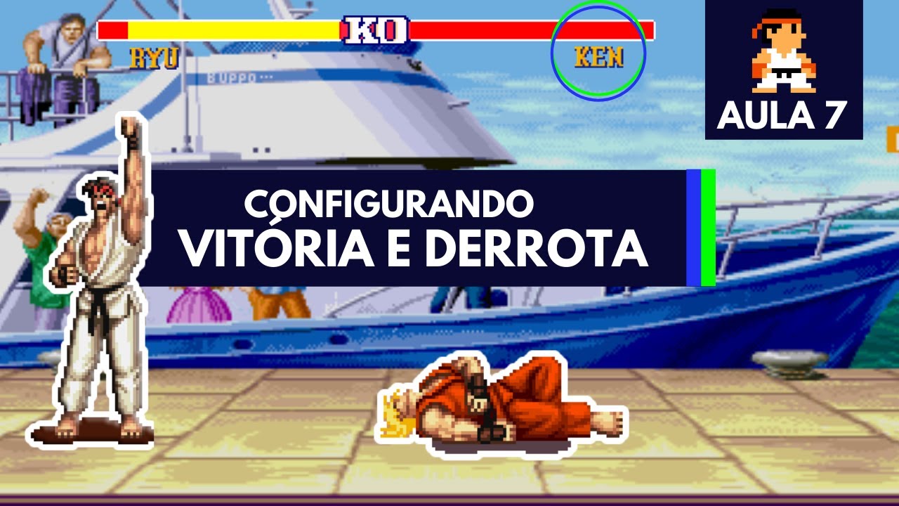 Configurando a vitória e a derrota dos Players de Luta no Construct | SFOC 7 👊