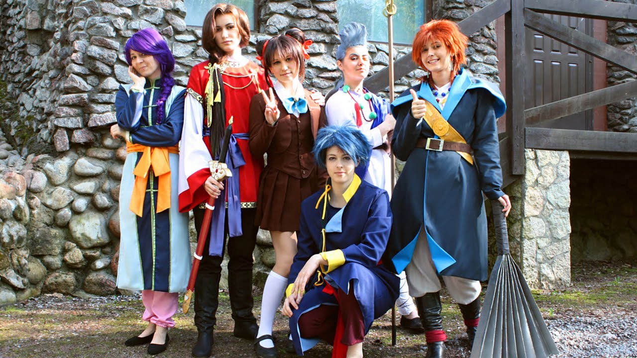 Fushigi Yuugi cosplay. Role playing game. 1 Clip. Shi-tennou cosplay | Таинственная Игра. Косплей