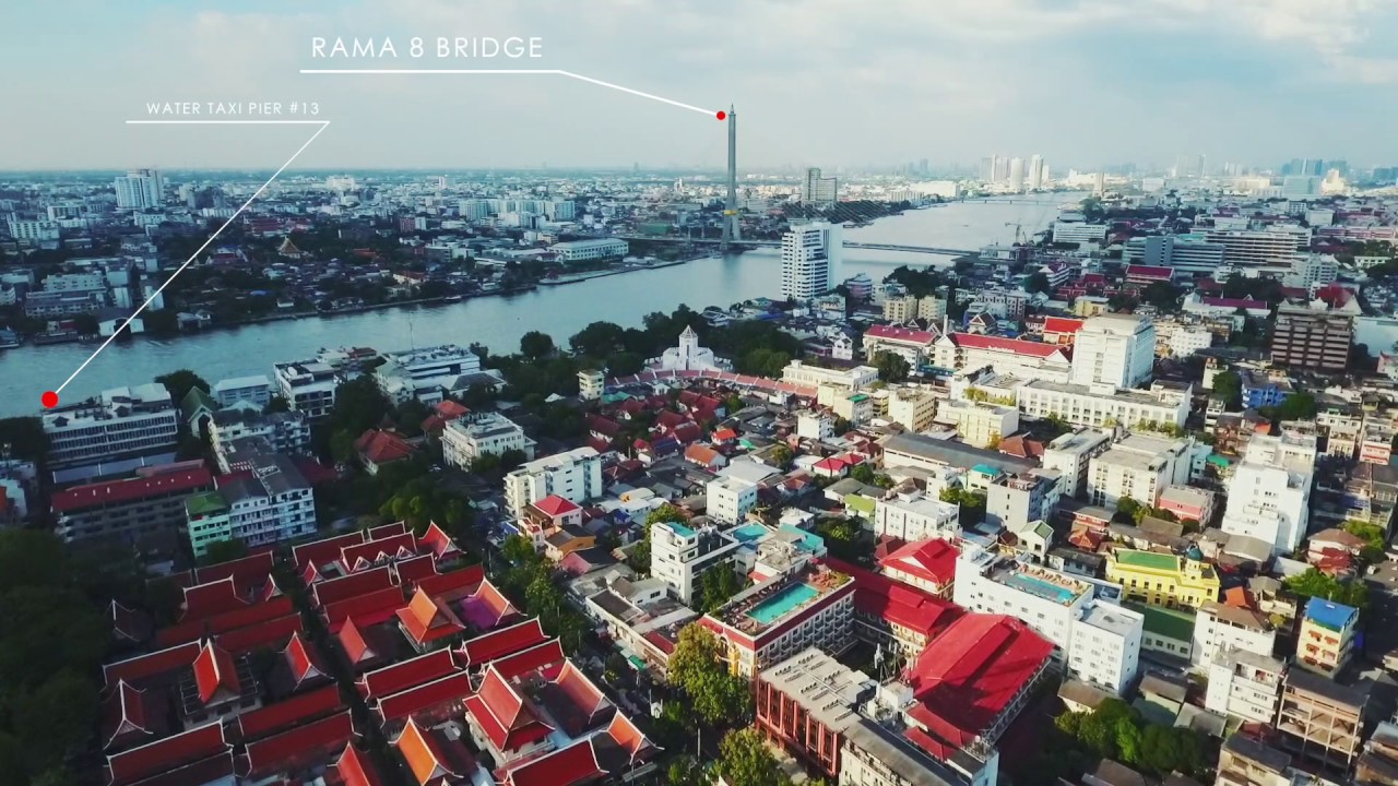 Khaosan Road FROM THE AIR, Bangkok **HD Drone