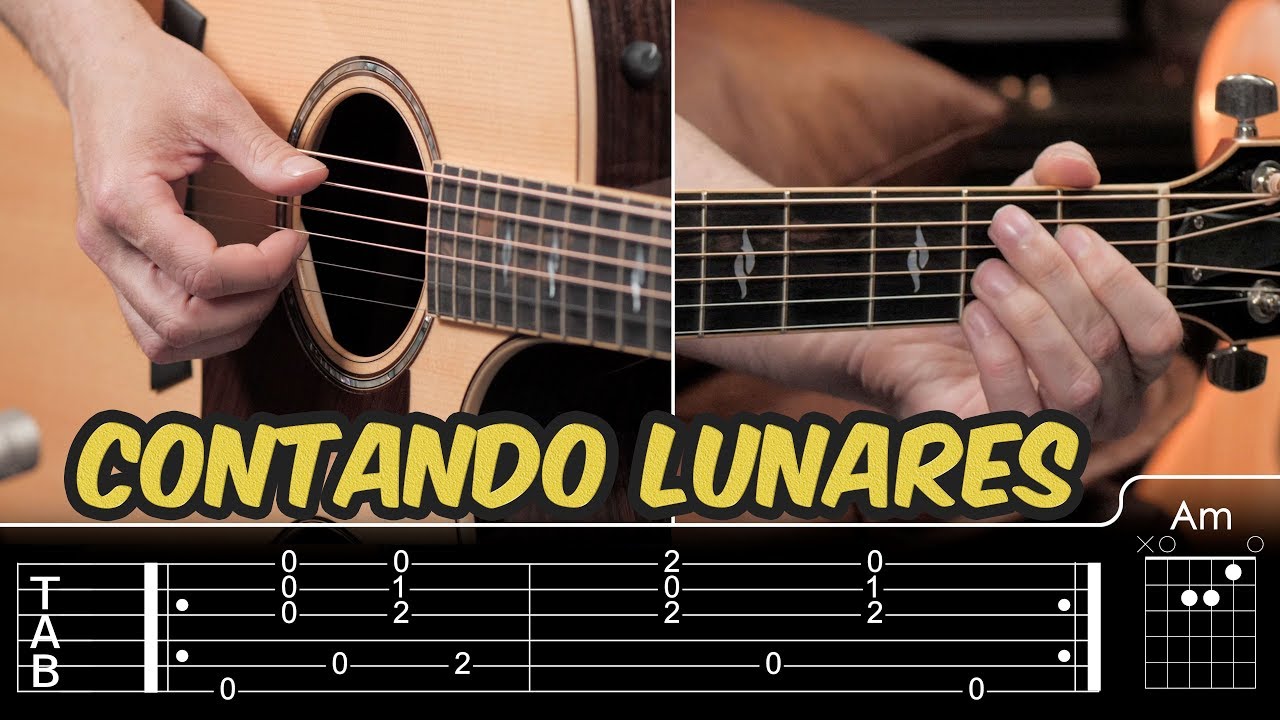 Cómo tocar CONTANDO LUNARES Don Patricio acordes tutorial (salsa en Guitarra)| Guitarraviva