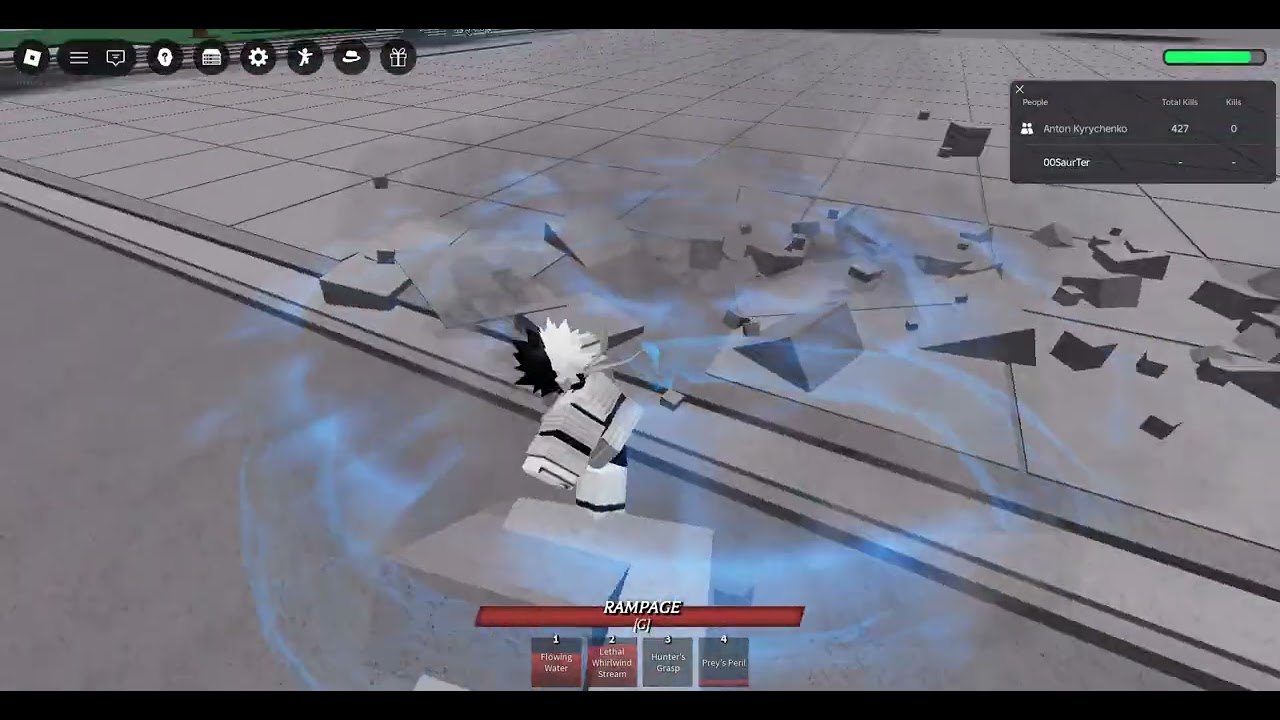 Fighting my friend in TSB