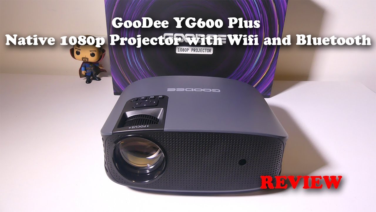 Обзор проектора GooDee YG600 Plus с разрешением 1080p, Wi-Fi и Bluetooth