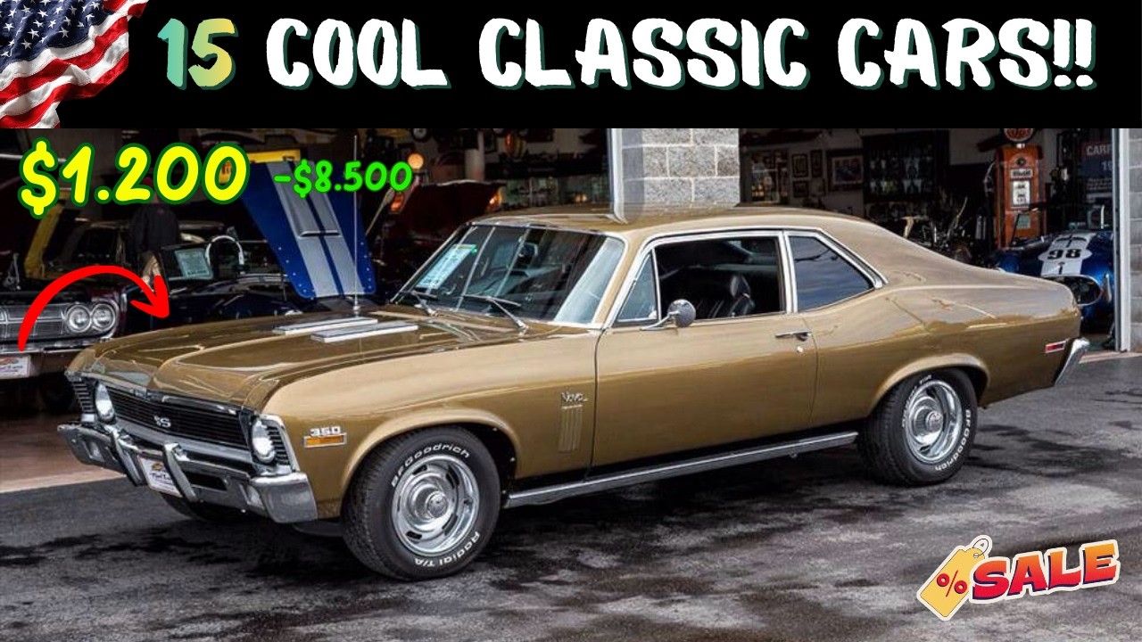 15 Affordable Classic Cars from $1,200 to $8,500!