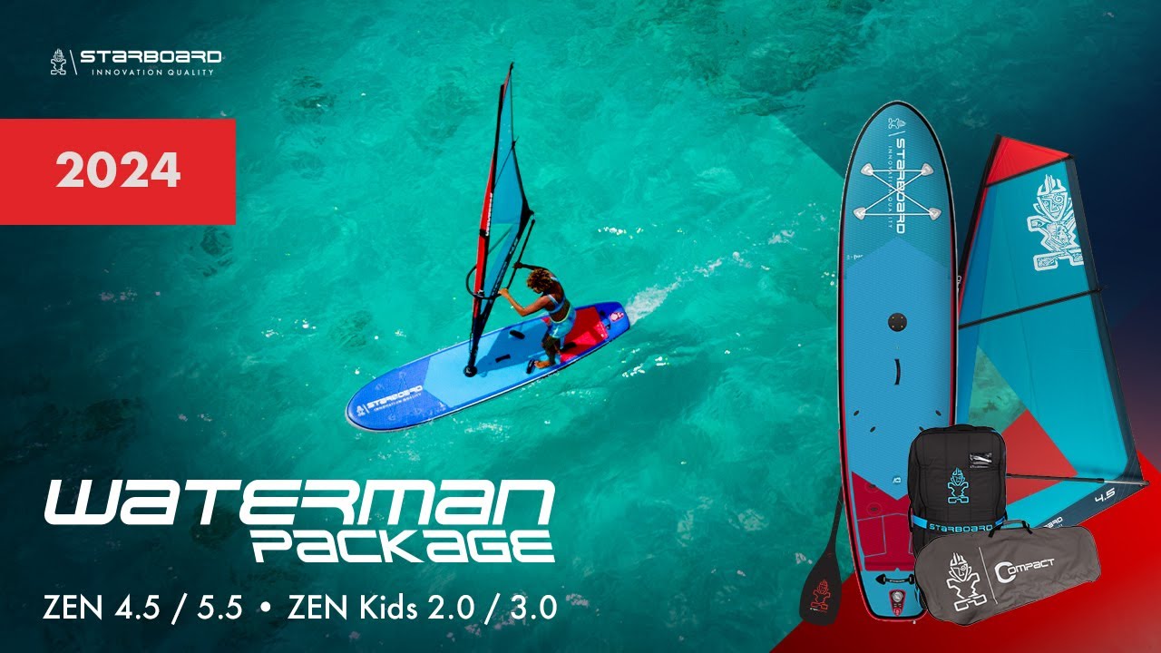 2024 WATERMAN PACKAGE: WINDSURF, PADDLE AND SURF