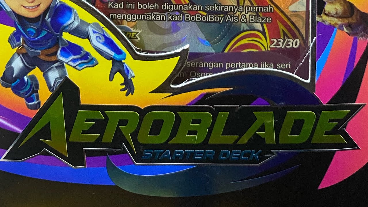 UNBOXING SD AEROBLADE‼️ SD Terbaru MGC (ada benda pedas kalini)🤫#boboiboy #monstagalaxycard 