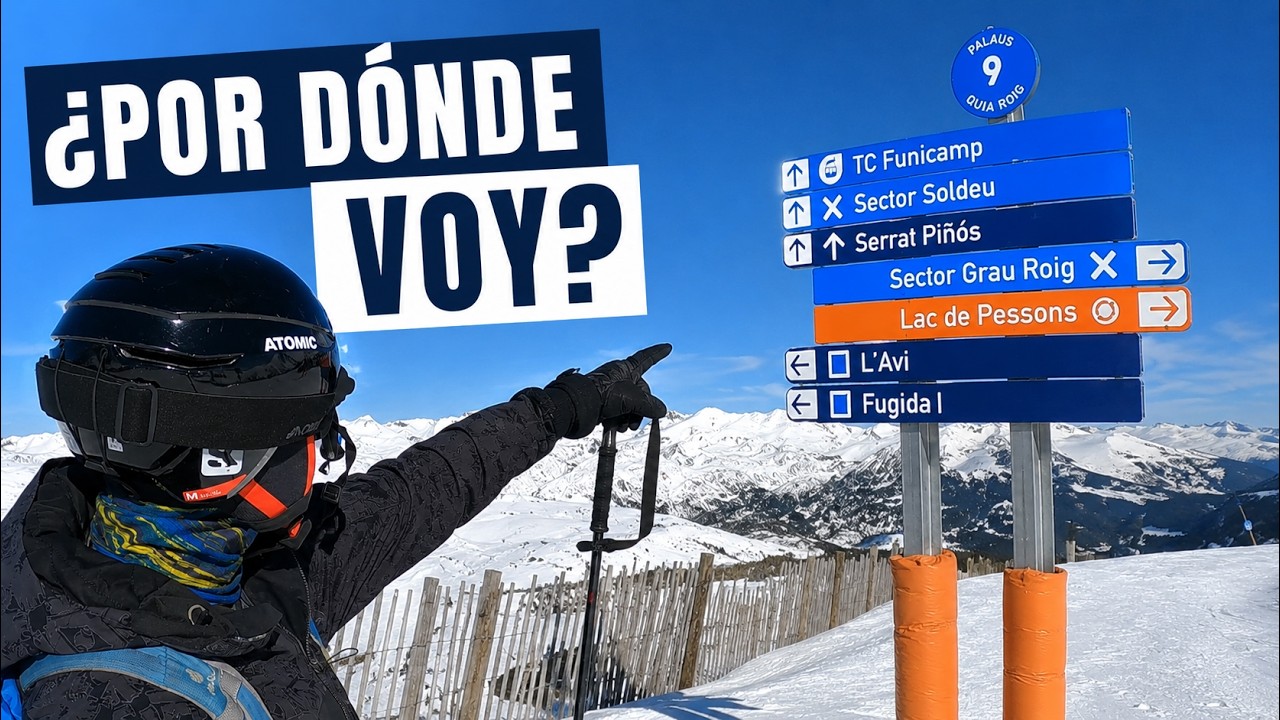 Cómo Esquiar de Grau Roig a El Tarter en Andorra ❄️⛷️🇦🇩