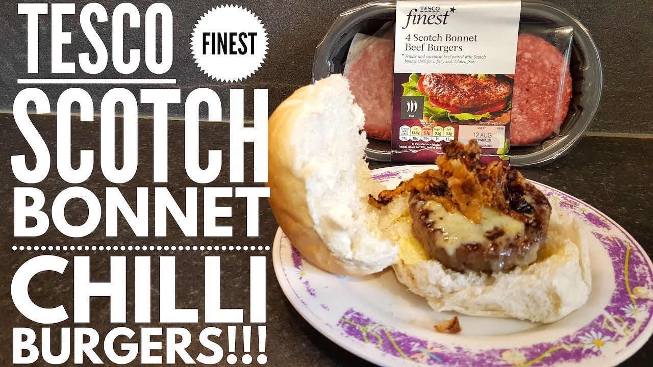 Tesco Finest Scotch Bonnet Beef Burgers Review