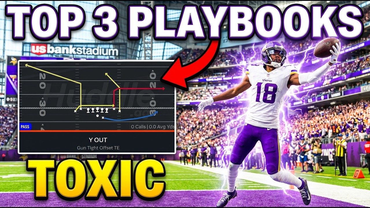 The UPDATED Best Offensive Playbooks in Madden 26! 🔥 (USE THESE 3)