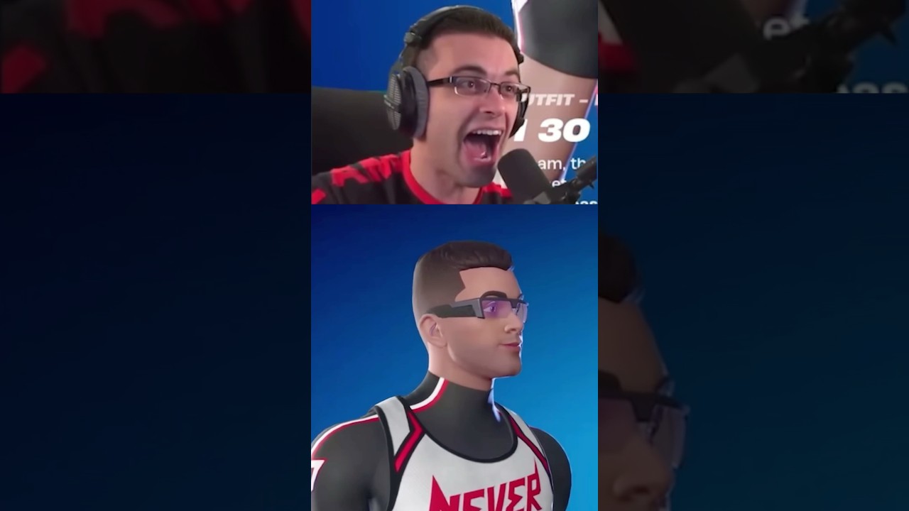 Streamers getting Icon Skins vs Clix😔💔