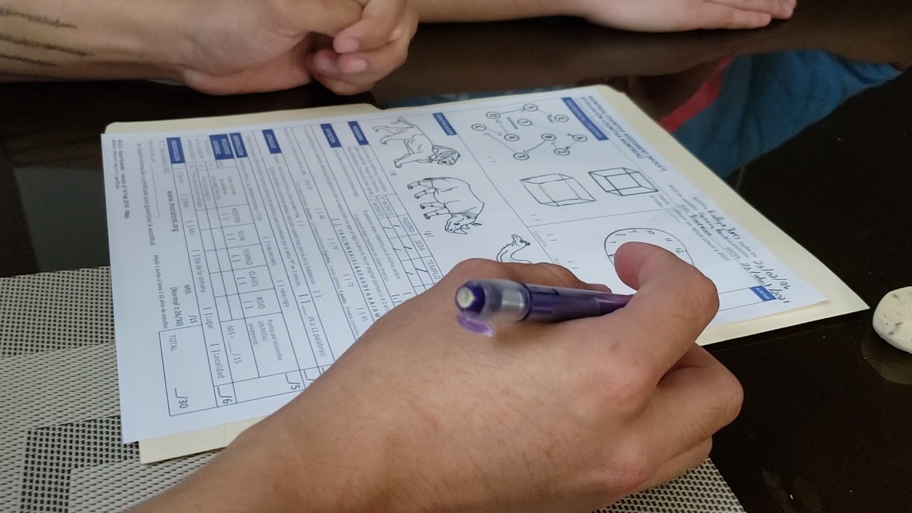 Aplicación test MOCA