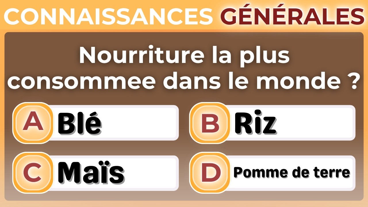VOTRE CERVEAU EST AFFÛTÉ SI VOUS PARVENEZ À RÉPONDRE CORRECTEMENT À CES QUESTIONS