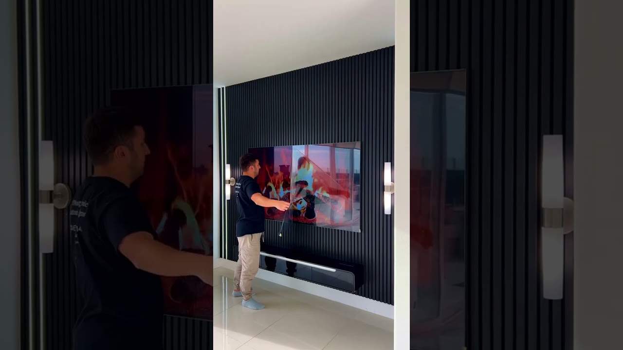 From paneling to shelves and sound bars &mdash; we create stunning TV Wall zones