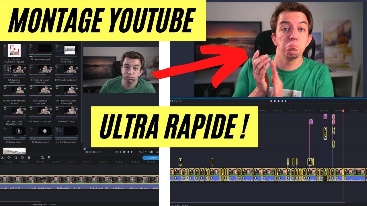 6 Astuces pour MONTER + RAPIDEMENT vos VIDÉOS YouTube (+Movavi)