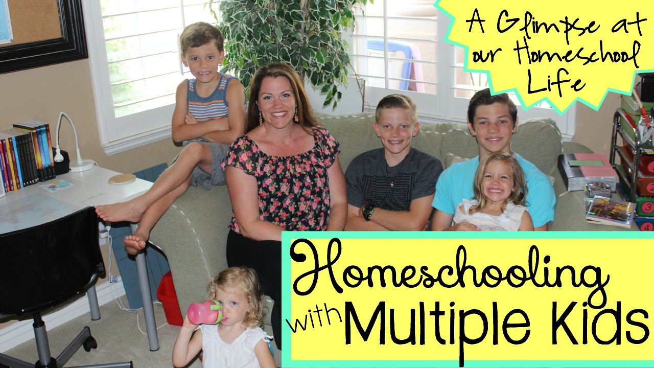 HOW TO HOMESCHOOL WITH MULTIPLE KIDS