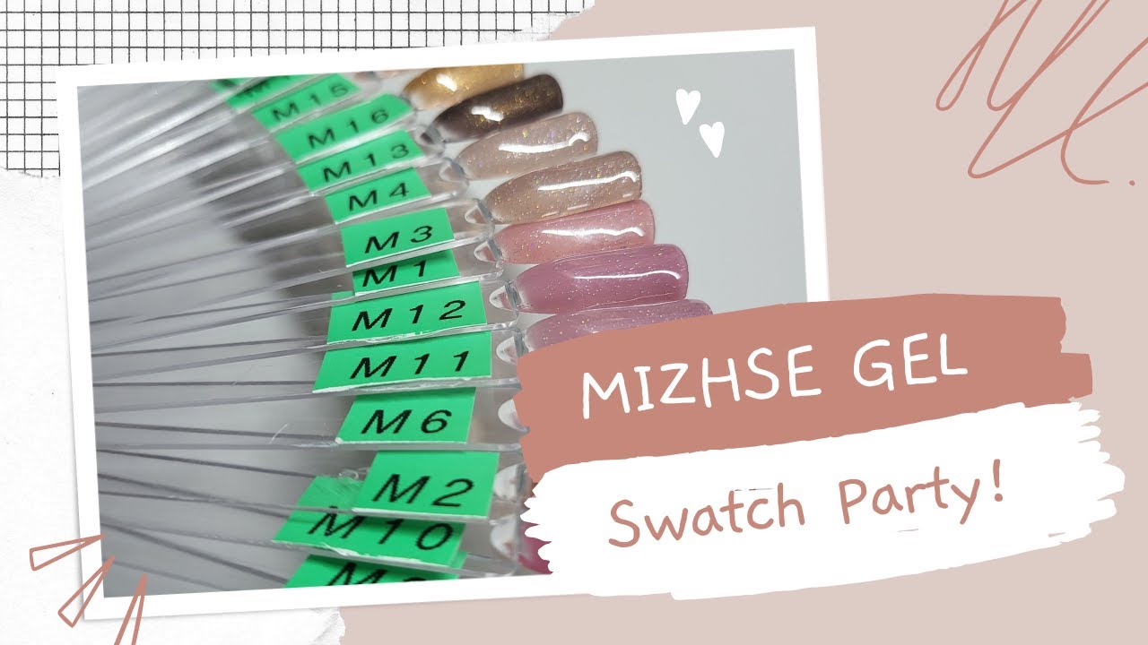 Ali Express | Haul | Nail | Gel Polish Swatches | Mizhse Gel Polish | Swatch Party