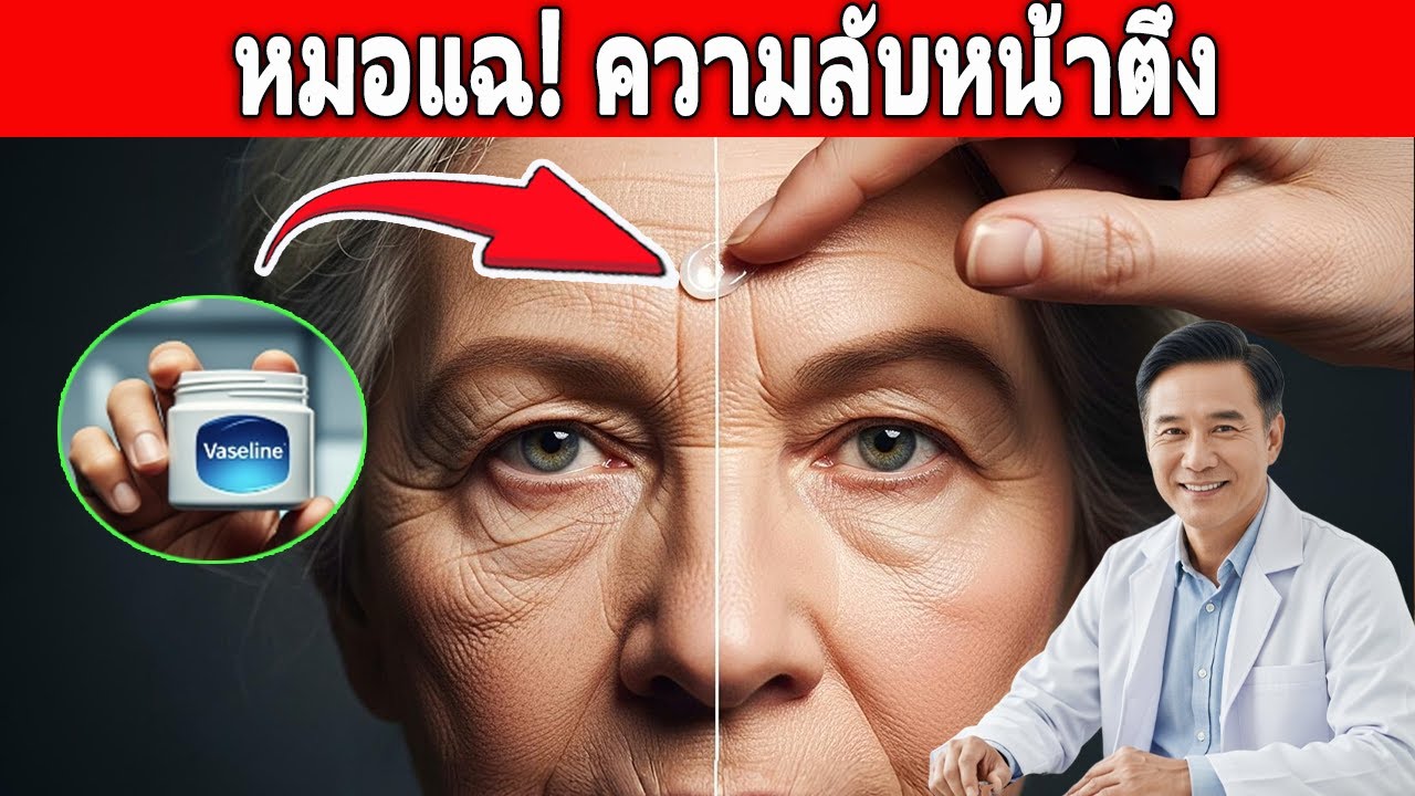 หน้าเด็กจนคนทัก! เคล็ดลับ 3 ขั้นตอนง่ายๆ กับวาสลีน ที่หมอใช้เองทุกคืน