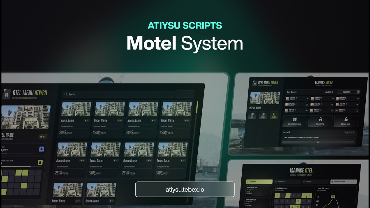 FiveM Motel System - Enhance Your Motel Experience | Aty Scripts