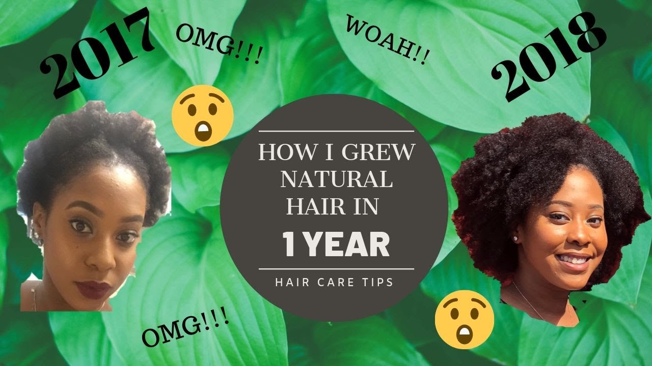 HOW I GREW MY NATURAL HAIR IN 1 YEAR!! // TIPS