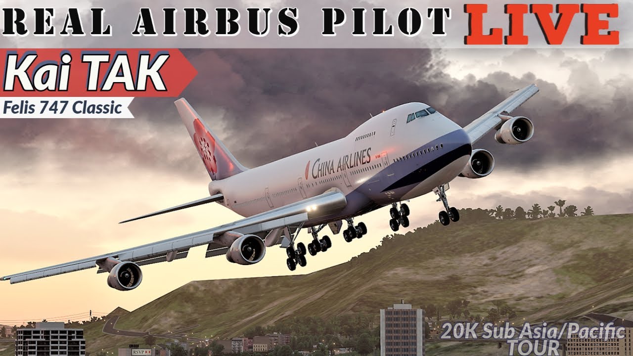 *Kai Tak* | 747-200 Classic | REAL Airbus Pilot | Most Dangerous Approach in the World?! | Felis 747