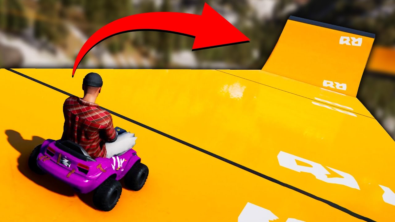 I GO-KARTED A MEGA RAMP! (Riders Republic)