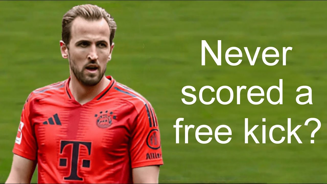 I found Harry Kane's Last 15 Free Kicks...