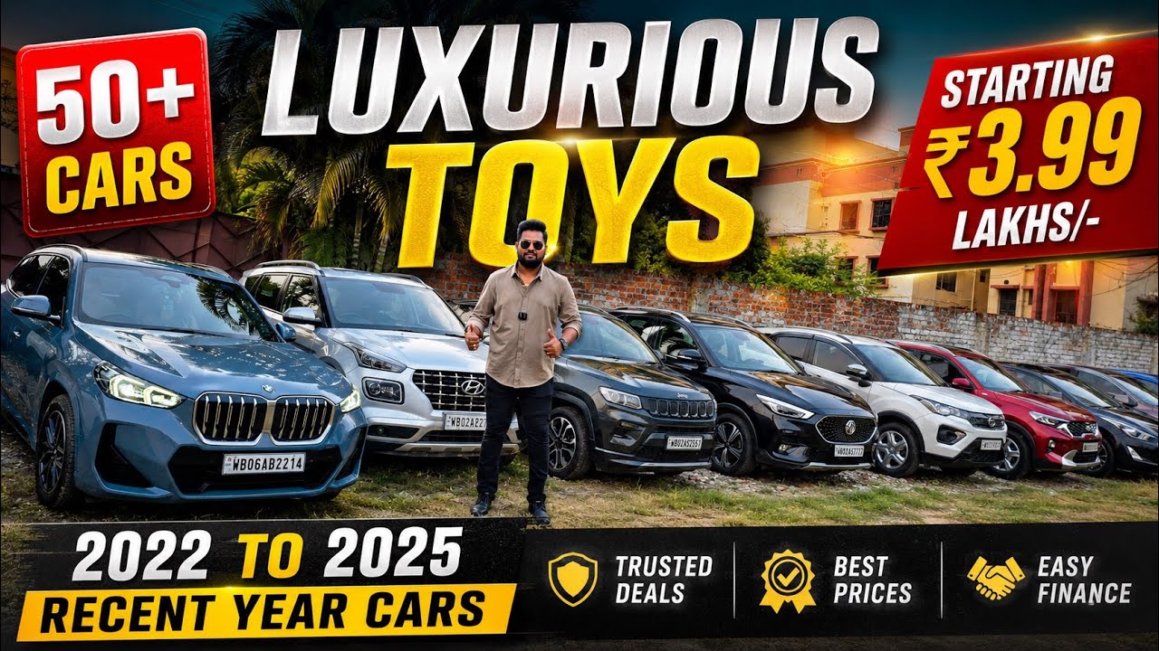Luxurious Toys Record Breaking Price🔥BMW,Jeep,MG,Toyota,Kia,Hyundai | Second Hand Cars in Kolkata 