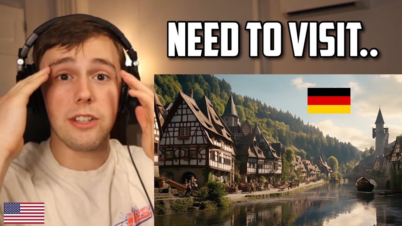 American Reacts to Gorgeous Middle Age Towns in Germany