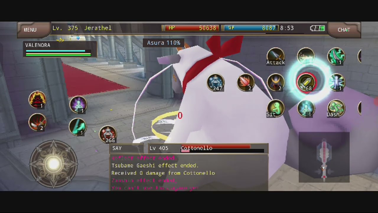 Iruna Online - The Weakest Samurai VS Cottonello Boss