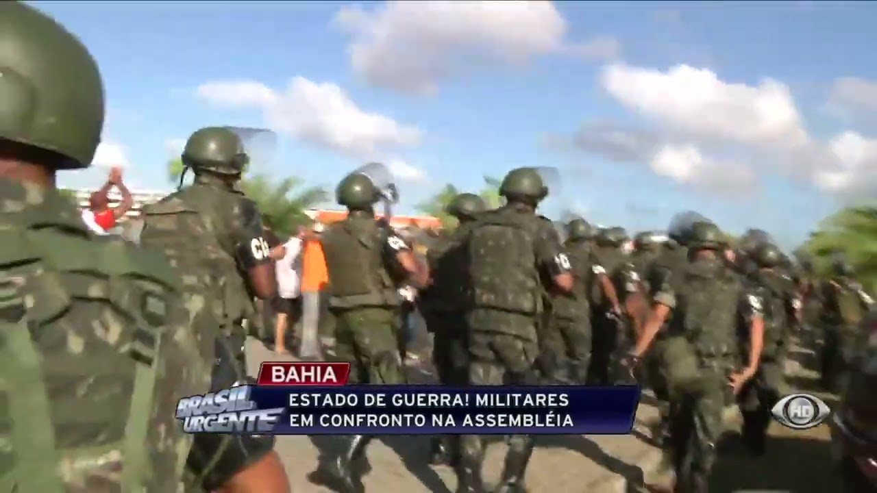 Baú Brasil Urgente - Clima Tenso! Exército x PM na Bahia