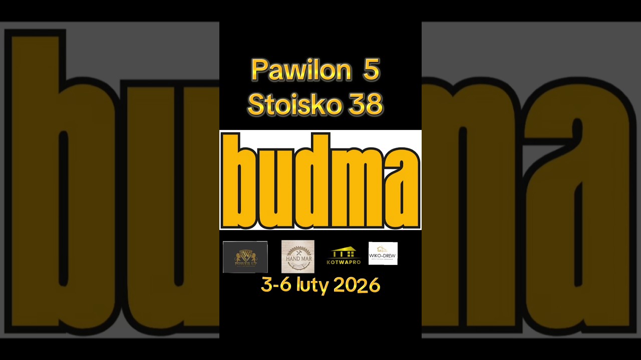 Darmowe wejści&oacute;wki na BUDMA! #kotwapro na targach, #krisarch #wszystkozaczynasieodpodstaw
