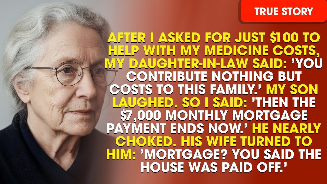 At Christmas Dinner, My Daughter in Law Said  'You're Nothing But a Financial Burden ' Then