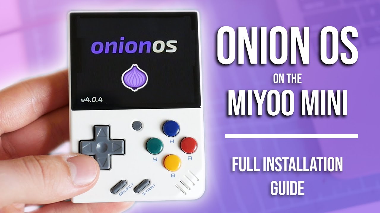 OnionOS on the Miyoo Mini V2&mdash; Full Installation Guide and Tutorial