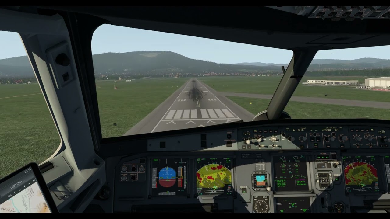 Florence Approach Airbus A319 Toliss XPlane11