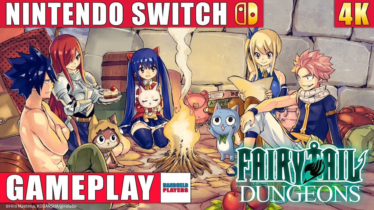 Fairy Tail: Dungeons Nintendo Switch 1 Gameplay in 4K